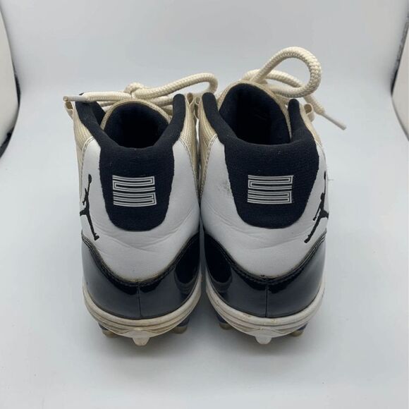 Nike Air Jordan 11 Retro TD Concord Football Cleats Size 9.5 NO‎ INSOLES